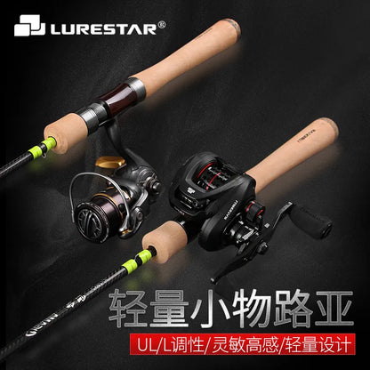 Lurestar New BFS Fishing Rod flexible ul spinning rod 1.47m 1.59m 1.77m ultralight spinning rods ultra light casting rod