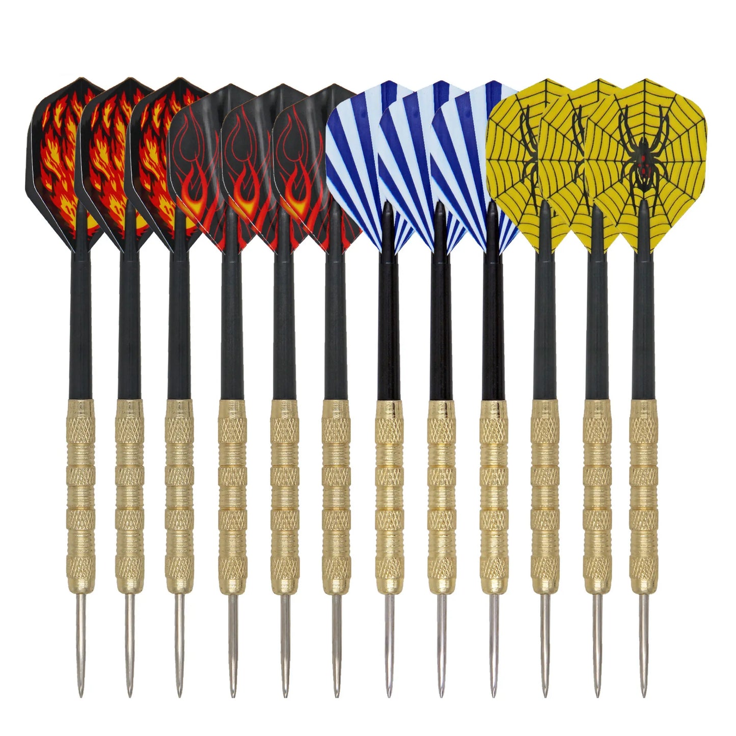 9pcs/6pcs Professional Steel Tip Darts Flight Steel Tip Dart Darts With Random Nice Flights GYH