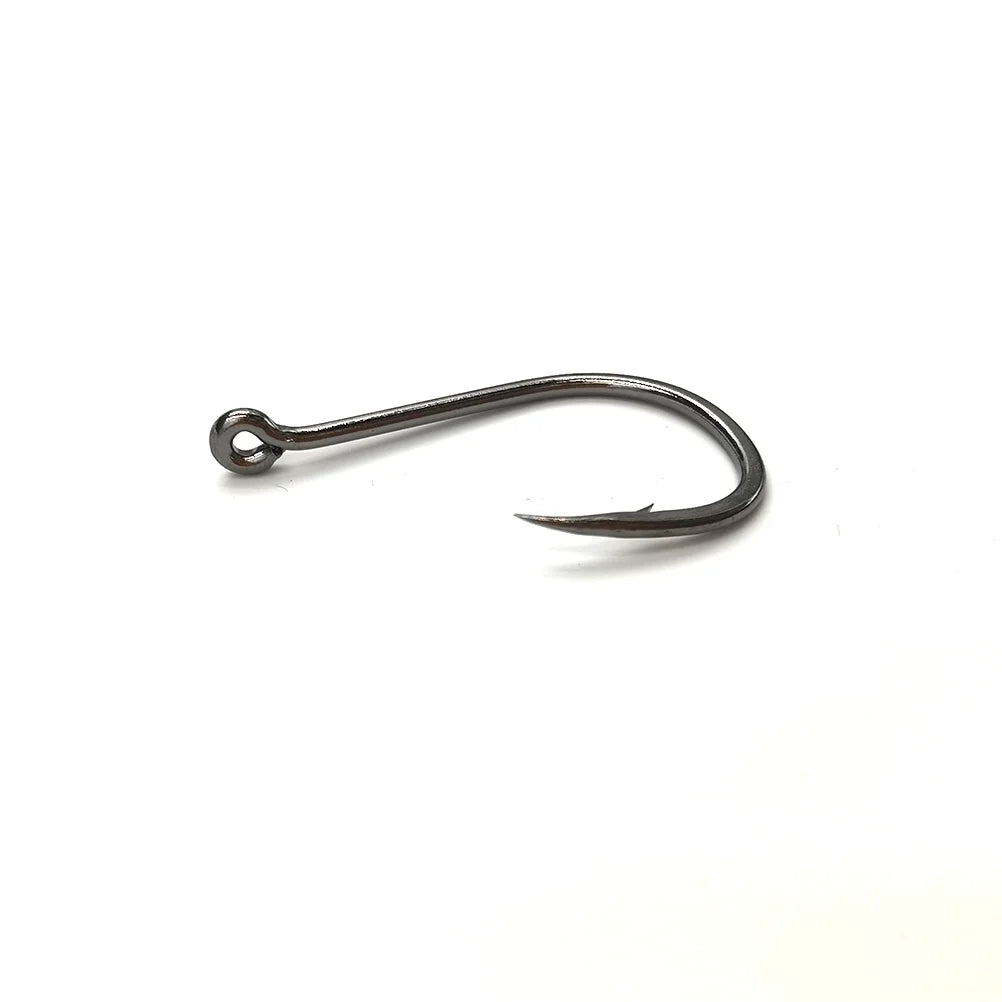 50pcs Eyed Fish Hook Barbed High Carbon Steel Barb Hooks Accessories Sea Feeder for Fishing Equipment Carp Tackle Goods