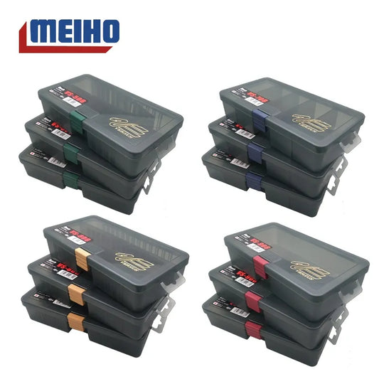 MEIHO VS 502 702 802 902 Fishing Tackle Box Bait Lure Hook Tool Box Plastic Storage Container Case Fishing Equipment Accessories