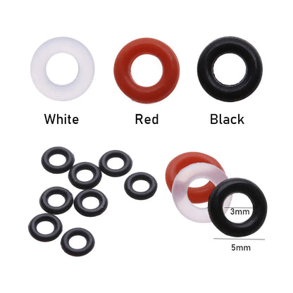 50Pcs/Set Hunting Anti-Slip Rubber O Ring For Aluminium Dart Shafts Arrow Tips Replacements Gasket Grip Washer Accessories