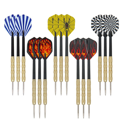 9pcs/6pcs Professional Steel Tip Darts Flight Steel Tip Dart Darts With Random Nice Flights GYH