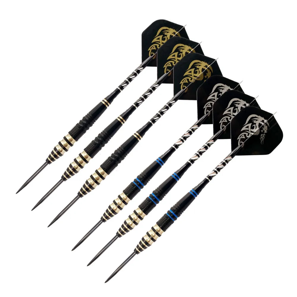 New 6pcs/set 23g Tungsten Steel Needle Darts Gift Box Set with Grindstone for High-quality Dart Game Competition