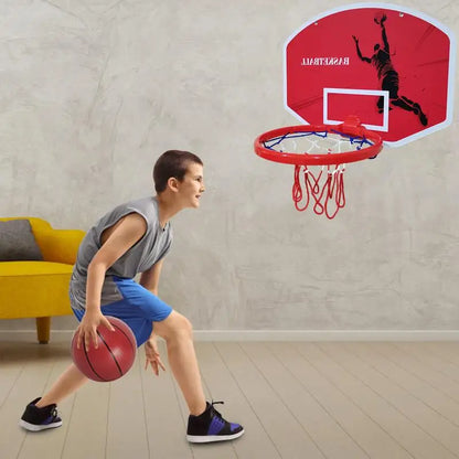 Mini Basketball Hoops Kit Indoor Plastic Basketball Backboard Home Sports Basket Ball Hoops for Kids Funny Game Fitness