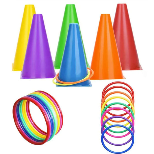 Sports Toys Throwing Rings Kids Games Carnival Party Fun Adults Soccer Cones For Training Playground Parent Child Interaction