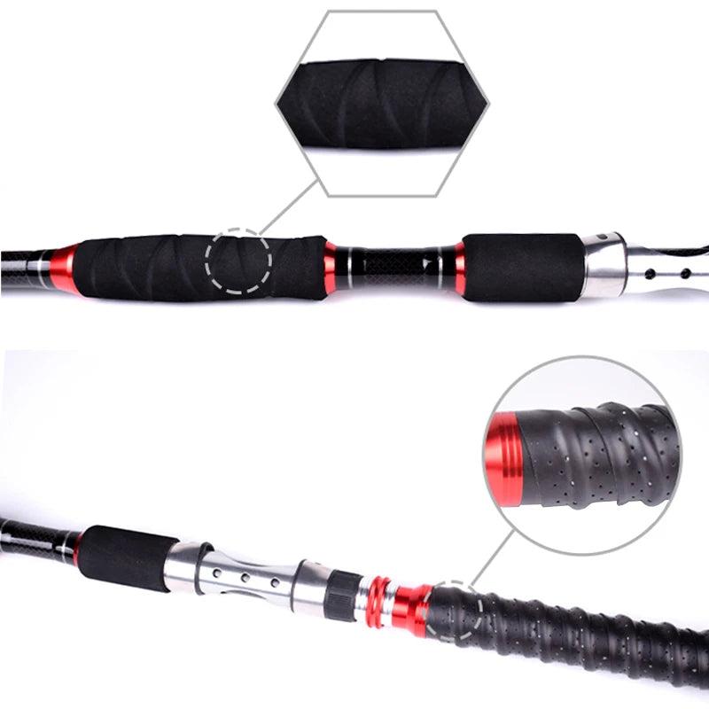 Mavllos STROMII Tuna Spinning Rod For Boat Fishing  1.8M 2.1M 3 Sections Lure 70-250g MH Power 30-50LB Saltwater Jigging Rod