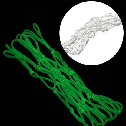 Luminus Basketball Net Glow In The Dark Outdoor Sports Basketball Hoop Net Shoot Training Basket Rim Net for Child Practice Matc