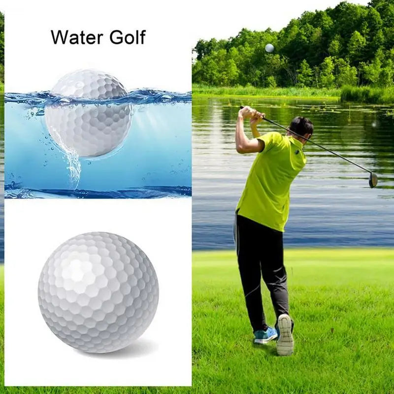 Golf Practice Balls Pond Range Golf Ball Water Golf Soft Practice Game Floater Ball Pond Range & Backyards Swing Practice