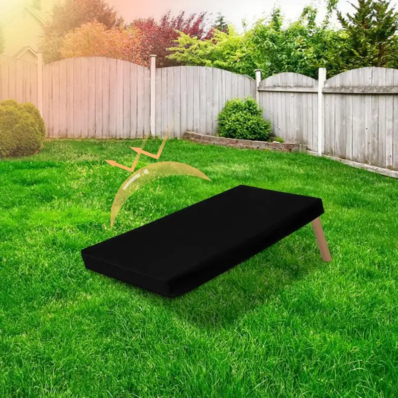 49x25inch Waterproof Oxford Cloth Cornhole Covers Cornhole Bean Bags Board Parent Child Interactive Tossing Game Outdoor