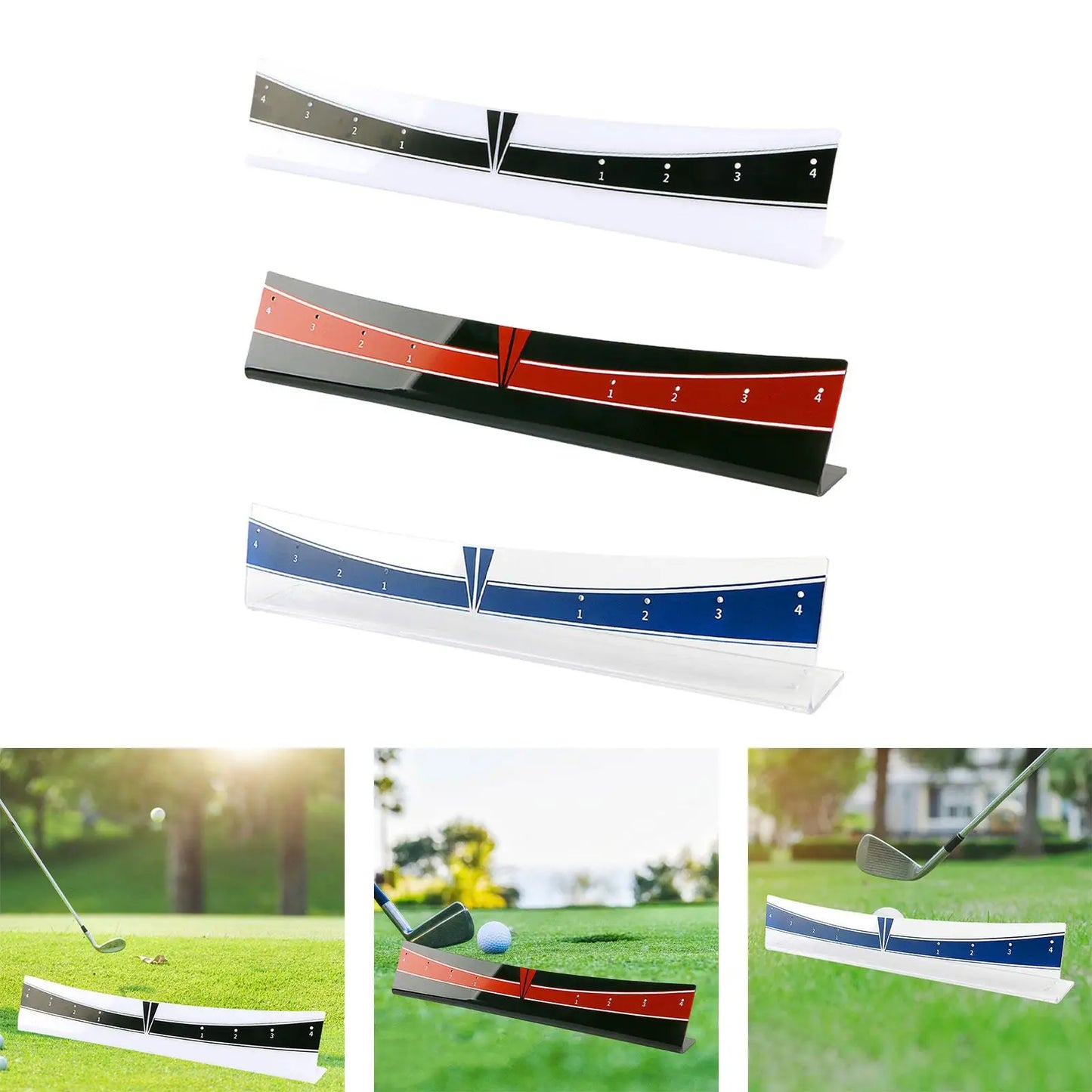 Golf Alignment Balance Putting Practice Golf Putting Training Aid for Game Gift Indoor Outdoor Golfing Golf Equipment