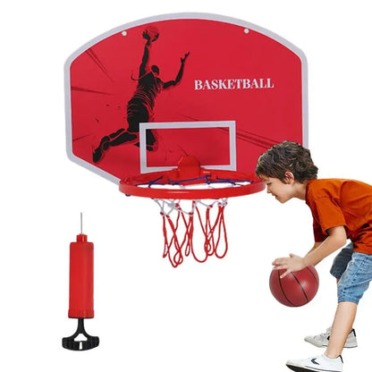 Mini Basketball Hoops Kit Indoor Plastic Basketball Backboard Home Sports Basket Ball Hoops for Kids Funny Game Fitness