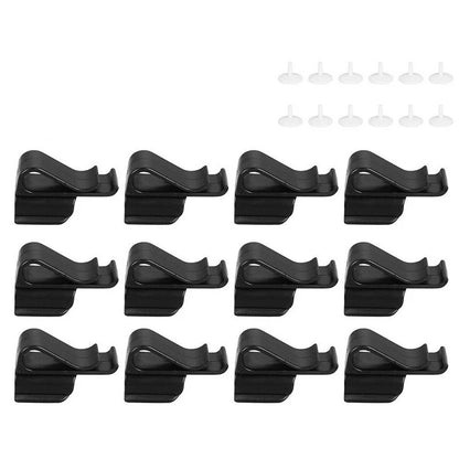 12 Pcs Golf Putter Holder Golf Bag Clip Fixed Golf Clubs Buckle Ball Training Aids Outdoor Sports Game Accessories Swing Trainer