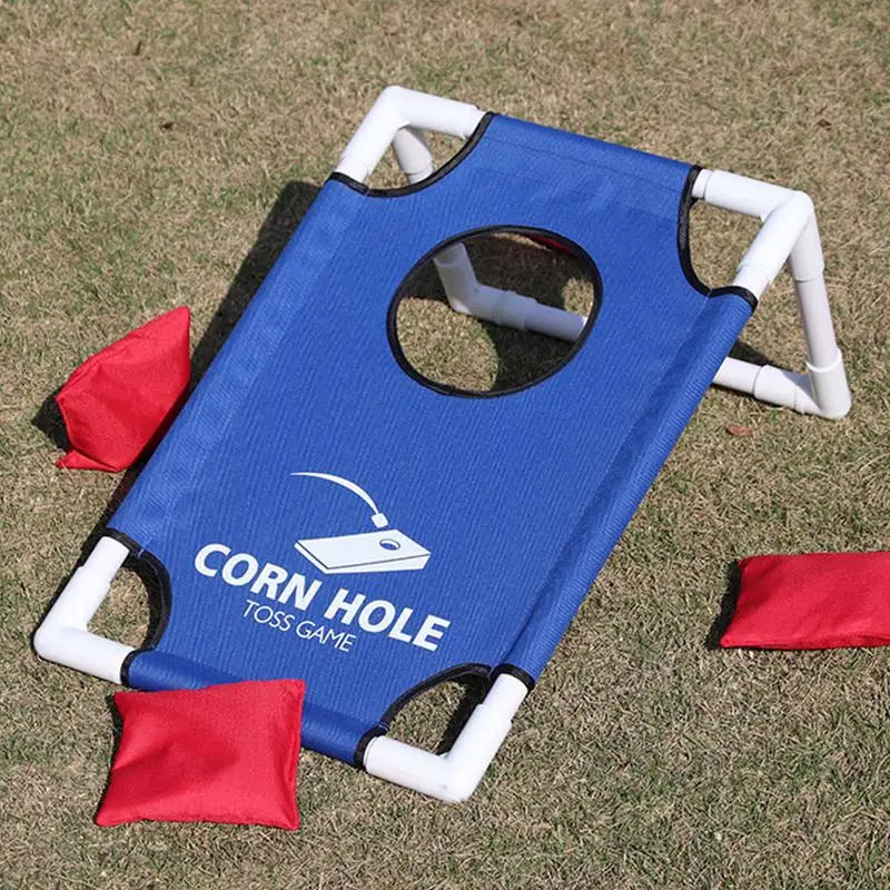 Toss Boards Bean Bags Game Set 2 Cornhole Board With 8 Cornhole Bean Bags And 1 Carry Case Parent Child Interactive Family Game