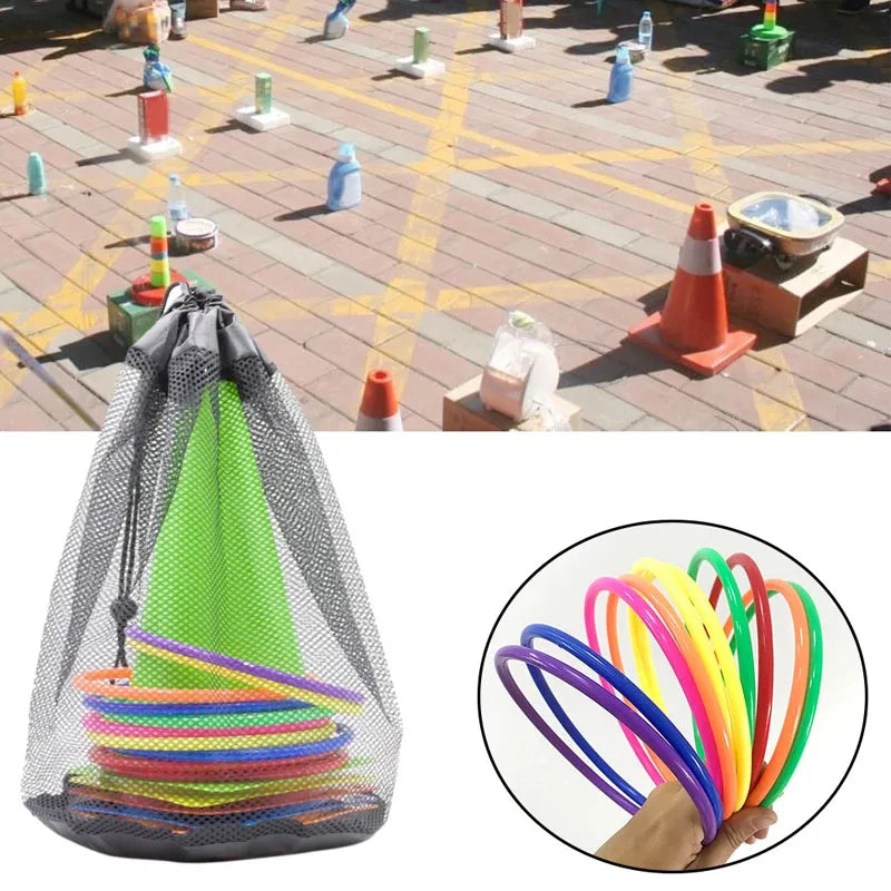 Sports Toys Throwing Rings Kids Games Carnival Party Fun Adults Soccer Cones For Training Playground Parent Child Interaction